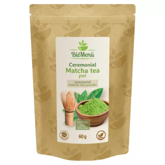 BioMenü bio Matcha Čaj Ceremoniální prášek 60 g obrázek produktu