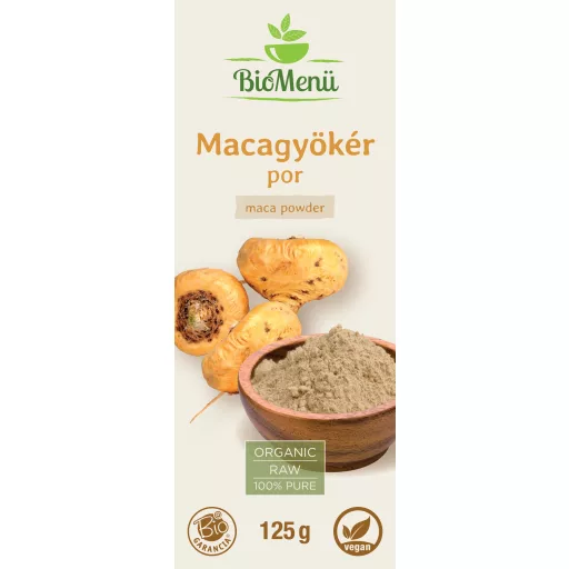BioMenü bio Maca prášek 125 g označení