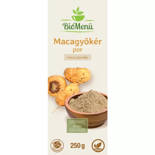 BioMenü bio Maca prášek 250 g označení
