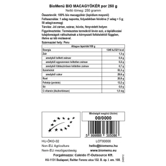 BioMenü bio Maca prášek 250 g obrázek produktu