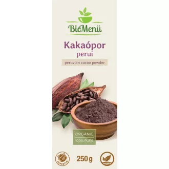 BioMenü bio Kakaový Prášek peruánský 250 g obrázek produktu