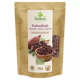 BioMenü bio Kakaové Boby drcené syrové peruánský 125 g obrázek produktu