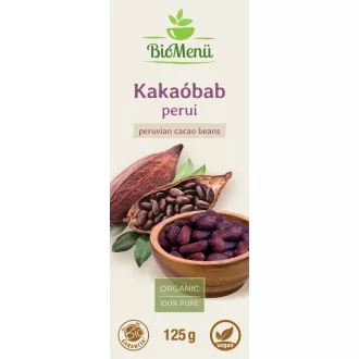 BioMenü bio Kakaové Boby peruánské 125 g obrázek produktu