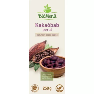 BioMenü bio Kakaové Boby peruánské 250 g obrázek produktu