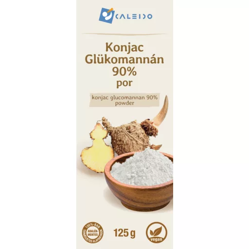 Caleido Konjac Glukomannan 90% prášek 125 g označení