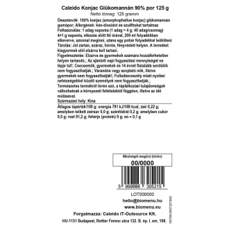 Caleido Konjac Glukomannan 90% prášek 125 g obrázek produktu