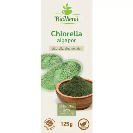 BioMenü bio Chlorella prášek 125 g označení
