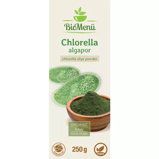 BioMenü bio Chlorella prášek 250 g označení