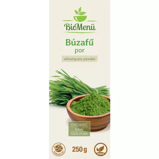 BioMenü bio Pšeničná Tráva prášek 250 g označení