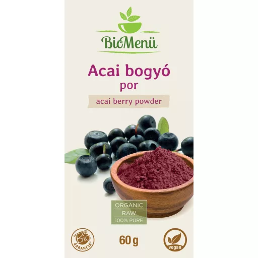 BioMenü bio Acai Bobule prášek 60 g označení