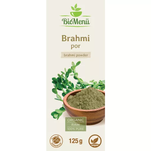 BioMenü bio Brahmi prášek 125 g označení
