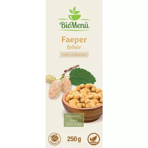 BioMenü bio Moruše Bílá 250 g označení