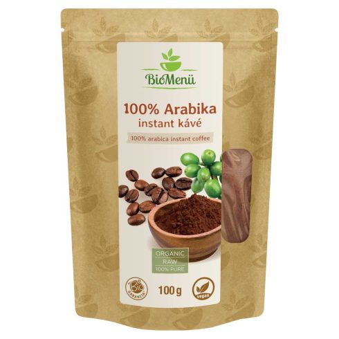 BioMenü bio 100% Arabica instantní Káva 100 g