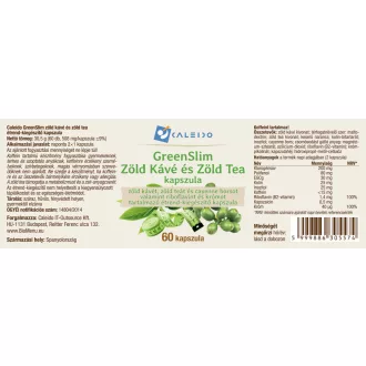 Caleido GreenSlim Zelená Káva a Zelený Čaj kapsle 60 ks obrázek produktu