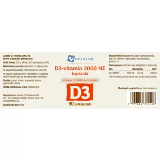 Caleido Vitamin D3 2000 IU kapsle 90 ks obrázek produktu