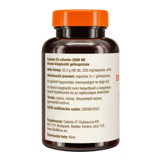 Caleido Vitamin D3 2000 IU kapsle 90 ks obrázek produktu