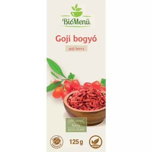 BioMenü bio Goji Bobule sušené 125 g označení