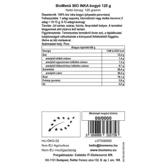 BioMenü bio Inca Bobule sušené 125 g obrázek produktu
