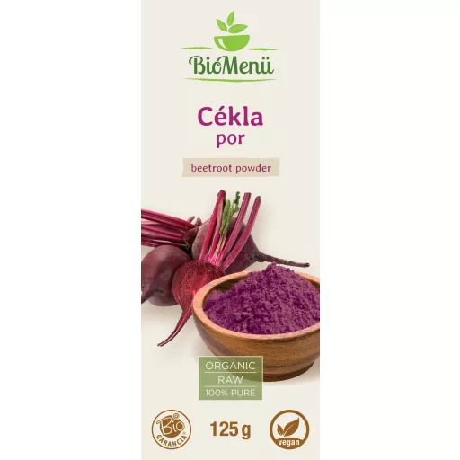 BioMenü bio Cervená Řepa prášek 125 g označení