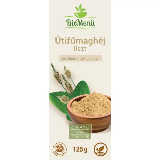 BioMenü bio Jitrocelové Slupky mouka 125 g označení