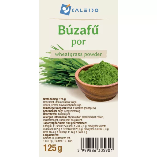 Caleido Pšeničná Tráva prášek 125 g označení