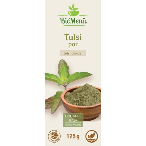 BioMenü bio Tulsi prášek 125 g označení