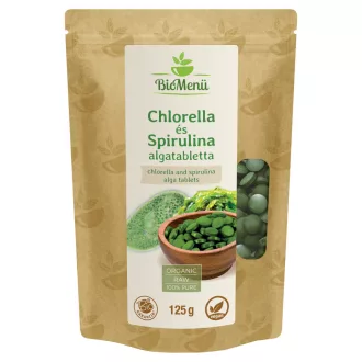 BioMenü bio Chlorella a Spirulina tablety 125 g obrázek produktu