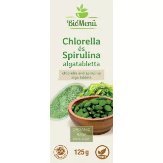 BioMenü bio Chlorella a Spirulina tablety 125 g obrázek produktu