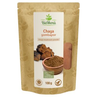 BioMenü bio Chaga Houbový prášek 100 g obrázek produktu
