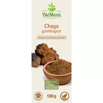 BioMenü bio Chaga Houbový prášek 100 g obrázek produktu
