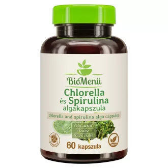 BioMenü bio Chlorella a Spirulina kapsule 60 ks obrázek produktu