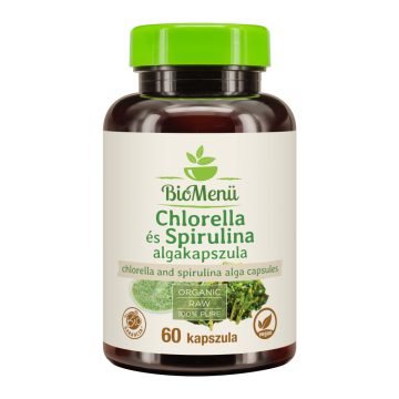 BioMenü bio Chlorella a Spirulina kapsule 60 ks