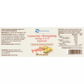 Caleido Lososový Olej + Brutnákový Olej omega 3-6-9 kapsle 60 ks obrázek produktu