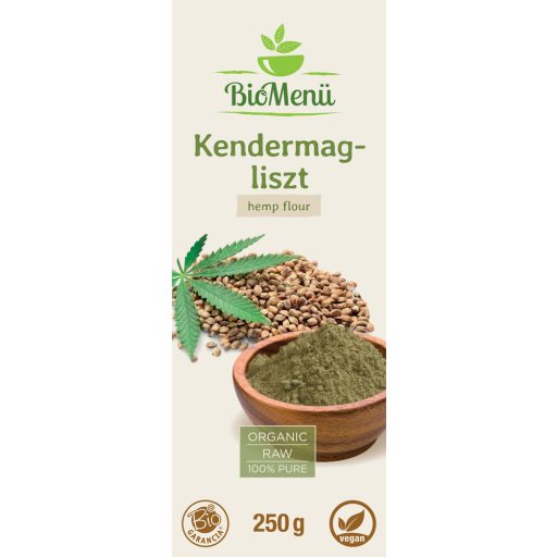 BioMenü bio Konopná mouka 250 g označení