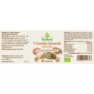 BioMenü bio 7-Houbová Směs kapsle 60 ks obrázek produktu