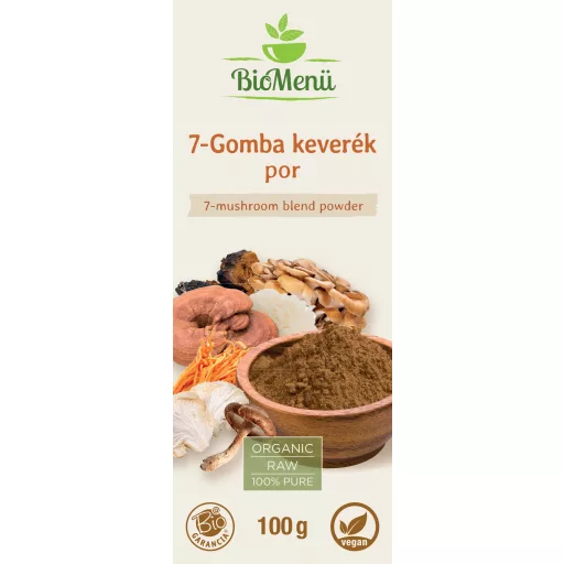 BioMenü bio 7-Houbová Směs prášek 100 g označení