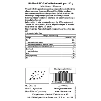 BioMenü bio 7-Houbová Směs prášek 100 g obrázek produktu