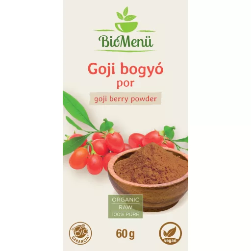 BioMenü bio Goji Bobule prášek 60 g označení