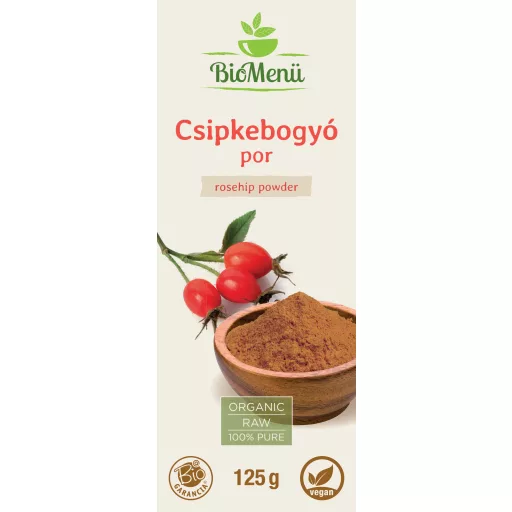 BioMenü bio Šípkový prášek 125 g označení