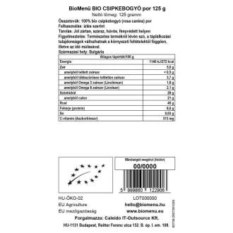 BioMenü bio Šípkový prášek 125 g obrázek produktu