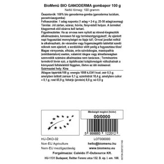 BioMenü Bio Cordyceps sinensis Houbový prášek 100 g obrázek produktu