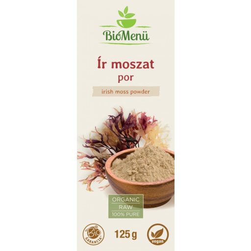 BioMenü bio Irská Mořská Řasa prášek 125 g označení
