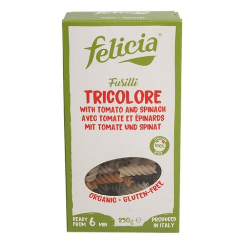 Felicia Bio Rýže Fusilli Trikolora bezlepkové těstoviny 250 g