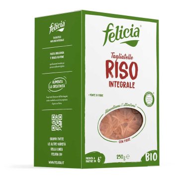   Felicia bio Hnědá Rýže Tagliatelle bezlepkové těstoviny 250 g