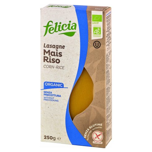 Felicia bio Kukuřičná Rýže Lasagne bezlepkové těstoviny 250 g