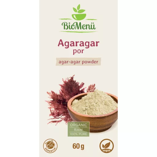 BioMenü Bio Agar-agar prášek 60 g označení