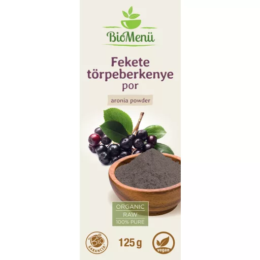 BioMenü Bio Arónie prášek 125 g označení