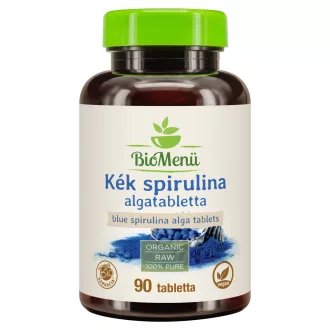   BioMenü BIO KÉK SPIRULINA ALGA tabletta 90 db KÖZEL A LEJÁRAT DÁTUMÁHOZ