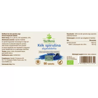 BioMenü Bio Modrý Spirulina tablety 90 ks obrázek produktu
