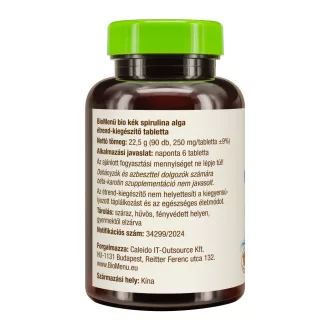 BioMenü Bio Modrý Spirulina tablety 90 ks obrázek produktu